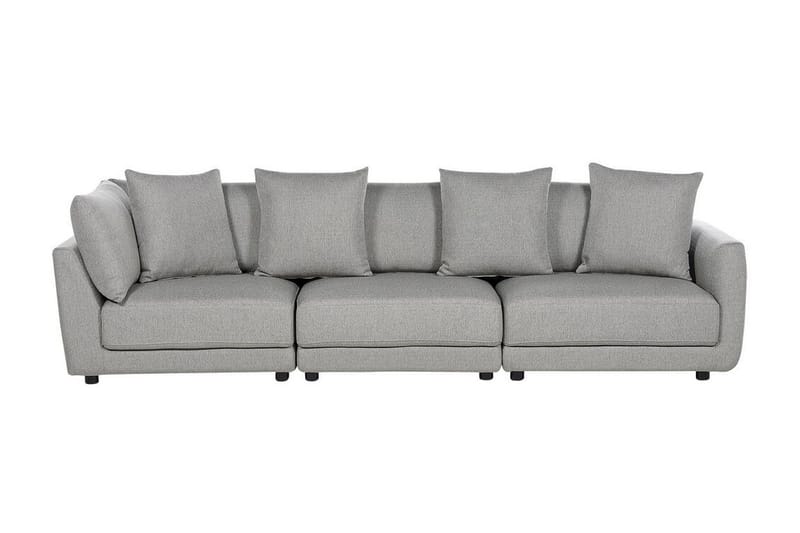 Delisha Sofa 3-personers - Grå/Sort - Møbler - Sofaer - 3 personers sofa