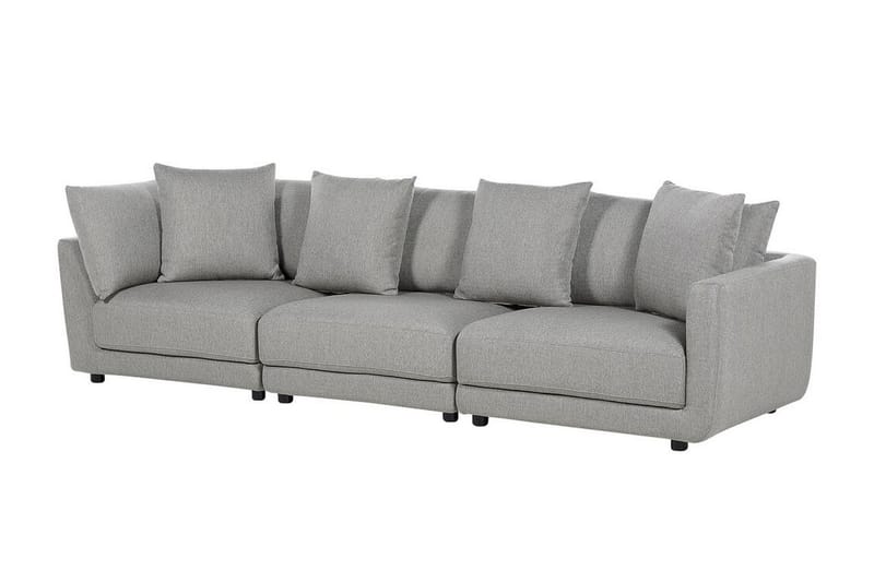 Delisha Sofa 3-personers - Grå/Sort - Møbler - Sofaer - 3 personers sofa