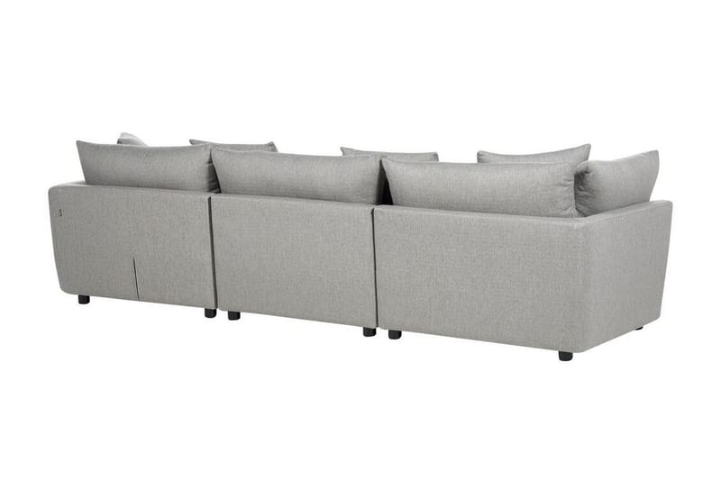 Delisha Sofa 3-personers - Grå/Sort - Møbler - Sofaer - 3 personers sofa