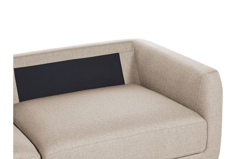 Delisha Sofa 3-personers - Beige/Sort - Møbler - Sofaer - 3 personers sofa