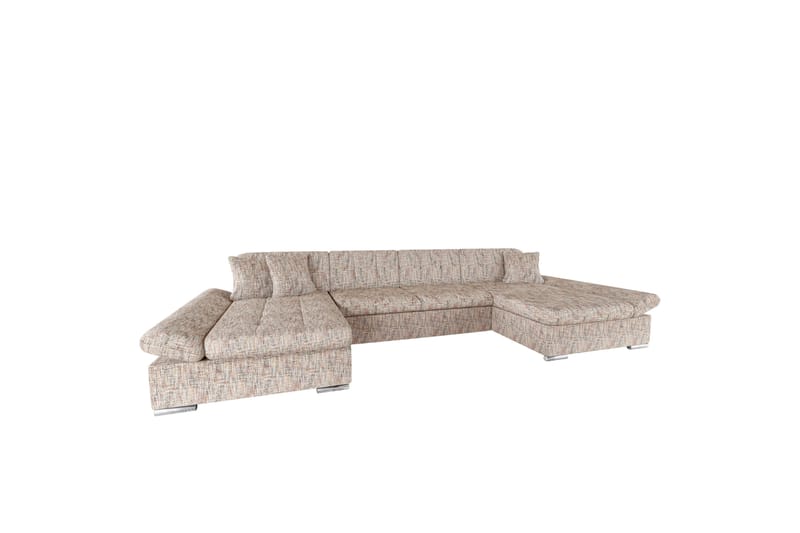 Dewitt Sofa Dobbeltdivan 4-personers - Flerfarvet/Beige - Møbler - Sofaer - U Sofa