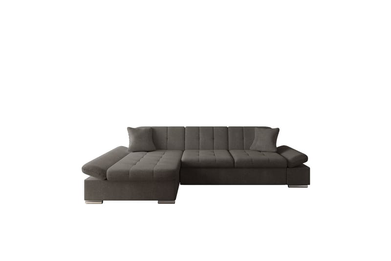 Djerra Sofa med Divan 3-personers - Brun - Møbler - Sofaer - Sofa med chaiselong