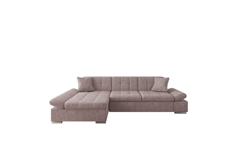 Djerra Sofa med Divan 3-personers - Beige - Møbler - Sofaer - Sofa med chaiselong