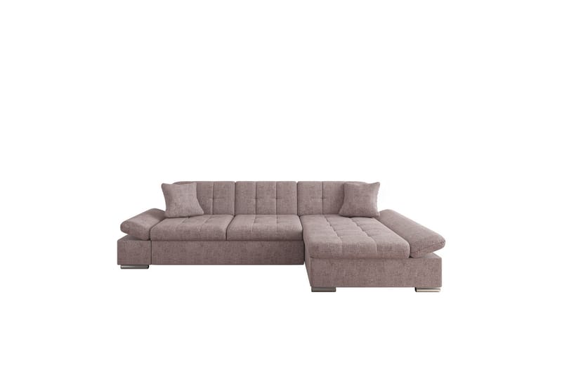 Djerra Sofa med Divan 3-personers - Beige - Møbler - Sofaer - Sofa med chaiselong