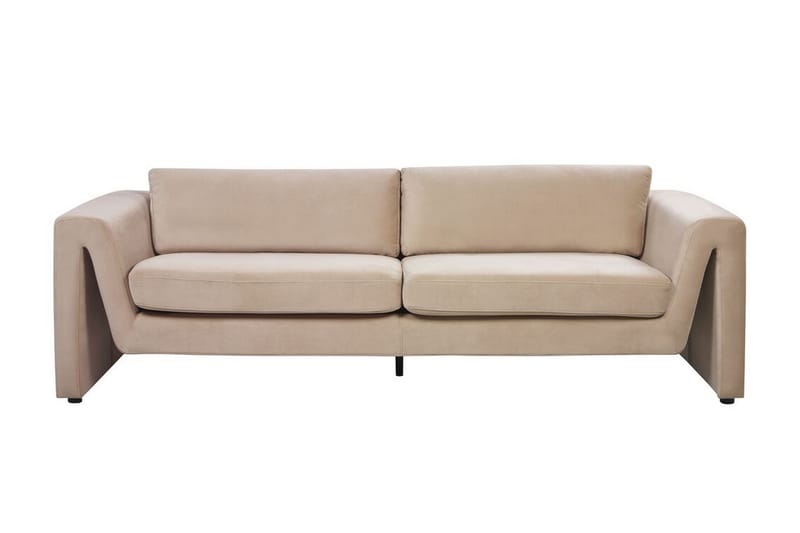 Durran Sofa 3-personers - Beige/Sort - Møbler - Sofaer - 3 personers sofa