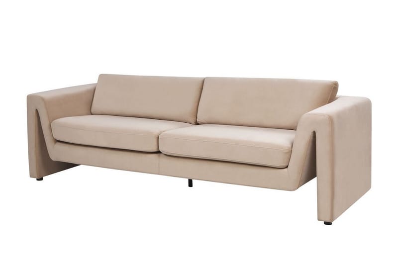 Durran Sofa 3-personers - Beige/Sort - Møbler - Sofaer - 3 personers sofa