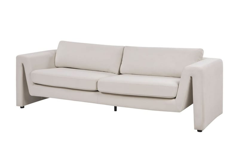 Durran Sofa 3-personers - Beige/Sort - Møbler - Sofaer - 3 personers sofa