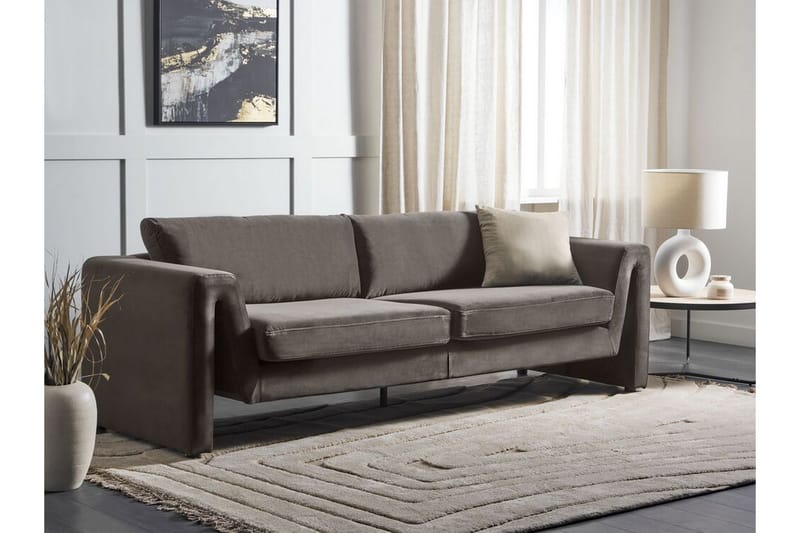 Durran Sofa 3-personers - Grå/Sort - Møbler - Sofaer - 3 personers sofa