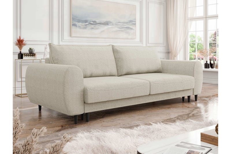 Eduardo Sofa 3-seter - Beige - Møbler - Sofaer - 3 personers sofa