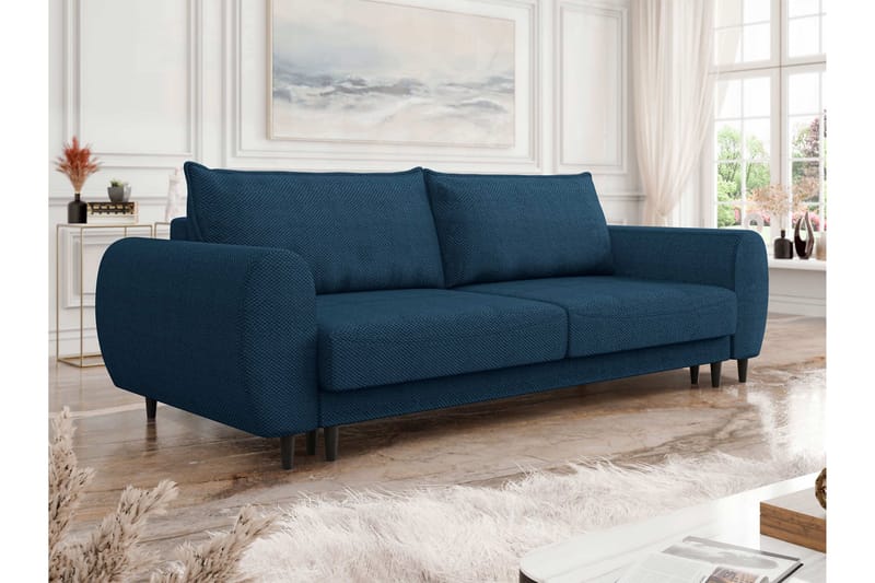 Eduardo Sofa 3-seter - Blå - Møbler - Sofaer - 3 personers sofa