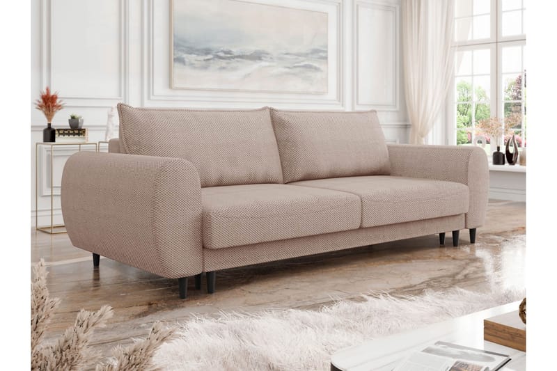 Eduardo Sofa 3-seter - Rosa - Møbler - Sofaer - 3 personers sofa