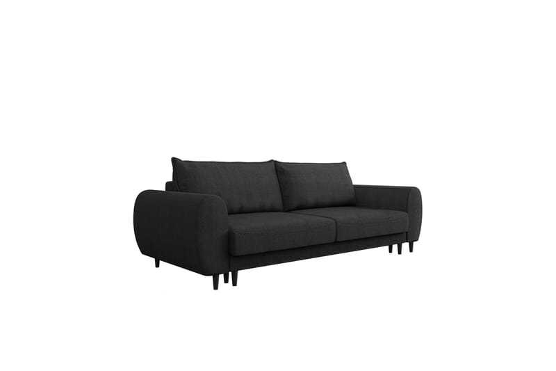 Eduardo Sofa 3-seter - Sort - Møbler - Sofaer - 3 personers sofa