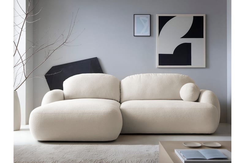 Efrem Sofa med Divan 3-seter - Beige - Møbler - Sofaer - Sofa med chaiselong