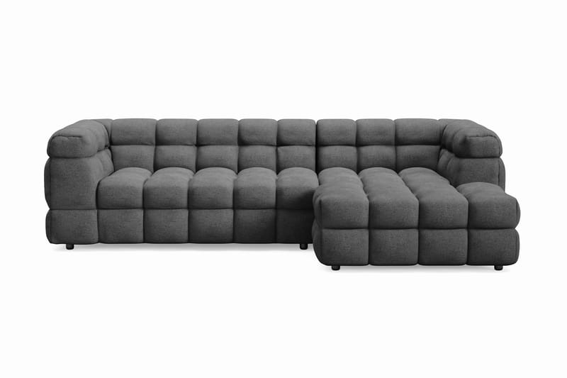 Elise 3-personers Sofa med Chaiselong - Mørkegrå - Møbler - Sofaer - Hjørnesofa