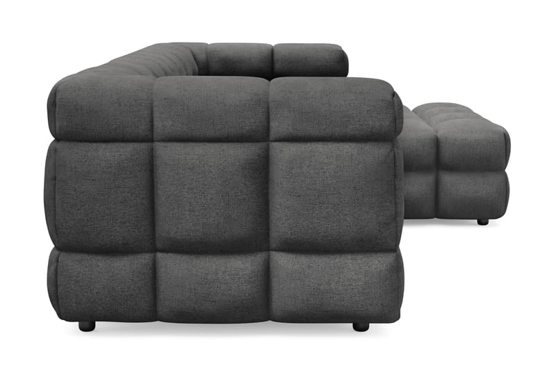 Elise 3-personers Sofa med Chaiselong - Mørkegrå - Møbler - Sofaer - Hjørnesofa