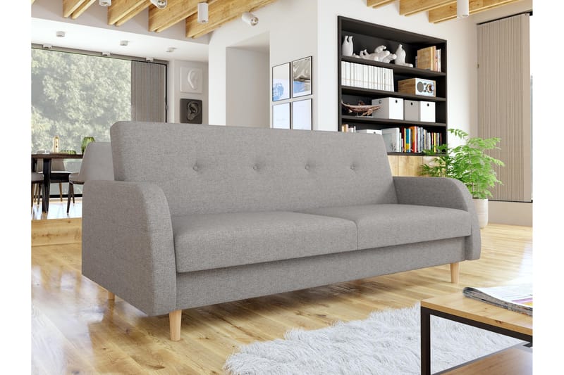 Emaan Sofa 3-seter - Grå - Møbler - Sofaer - 3 personers sofa