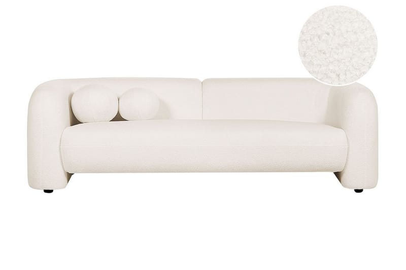 Fabion Sofa 3-personers - Hvid - Møbler - Sofaer - 3 personers sofa