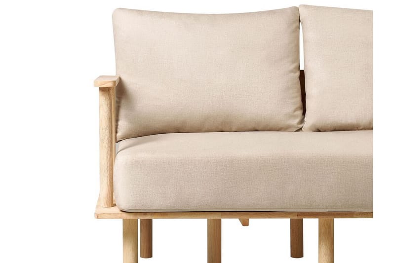 Fadey Sofa 2-personers - Beige/Lyst træ - Møbler - Sofaer - 2 personers sofa