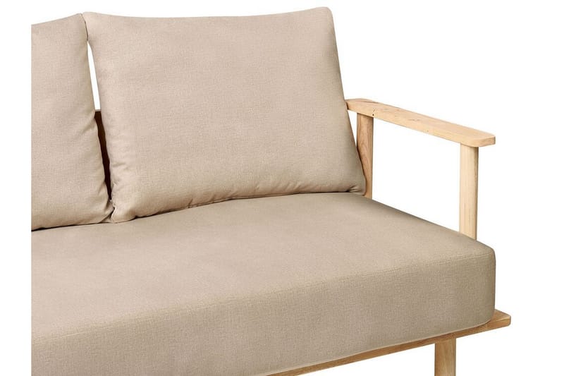 Fadey Sofa 2-personers - Beige/Lyst træ - Møbler - Sofaer - 2 personers sofa