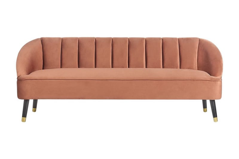 Farrin Sofa 3-personers - Brun/Sort/Guld - Møbler - Sofaer - 3 personers sofa