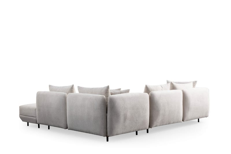 Floransa 4-personers Sofa med Chaiselong - Hvid - Møbler - Sofaer - Sofa med chaiselong