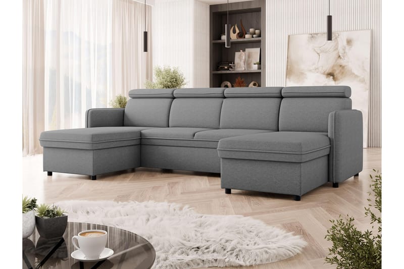 Fredrik Sofa Dobbeltdivan 4-personers - Lys grå - Møbler - Sofaer - U Sofa