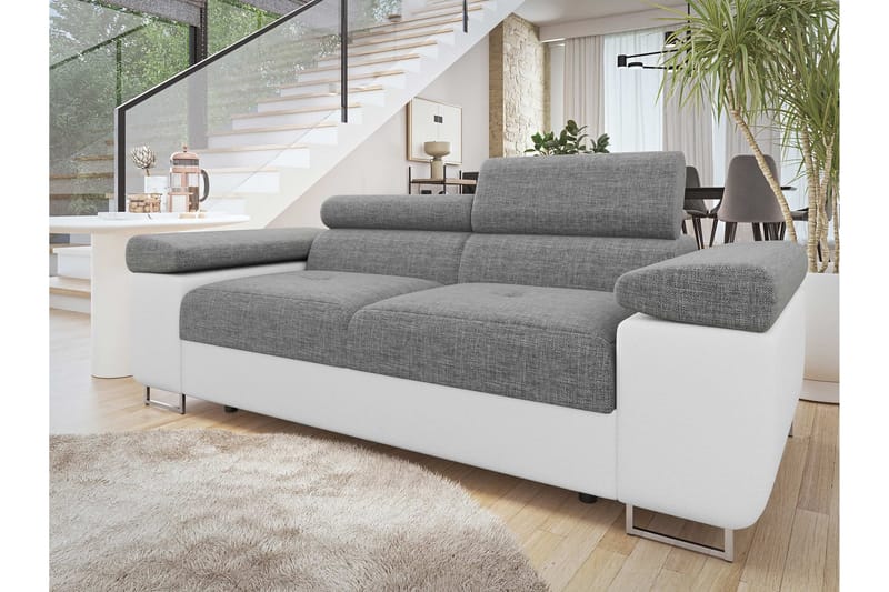 Gabina Sofa 2-personers - Hvid/Grå - Møbler - Sofaer - 2 personers sofa