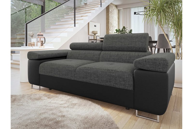 Gabina Sofa 2-personers - Sort/Grå - Møbler - Sofaer - 2 personers sofa