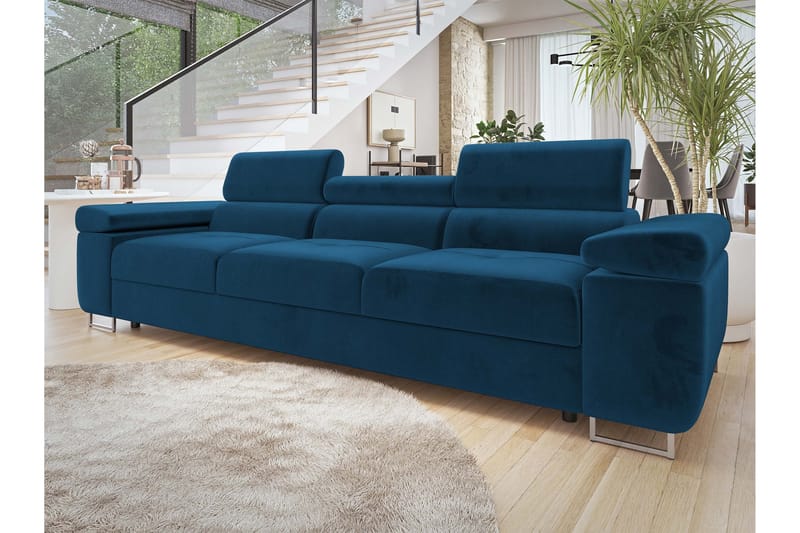 Gabina Sofa 3-personers - Blå - Møbler - Sofaer - 3 personers sofa