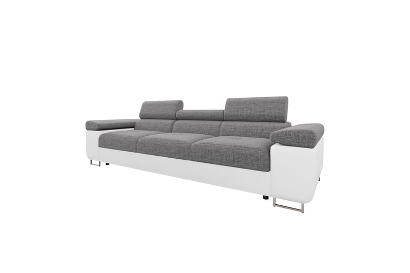 Gabina Sofa 3-personers - Hvid/Grå - Møbler - Sofaer - 3 personers sofa