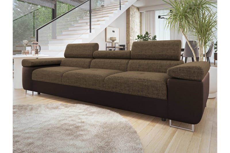 Gabina Sofa 3-personers - Brun - Møbler - Sofaer - 3 personers sofa