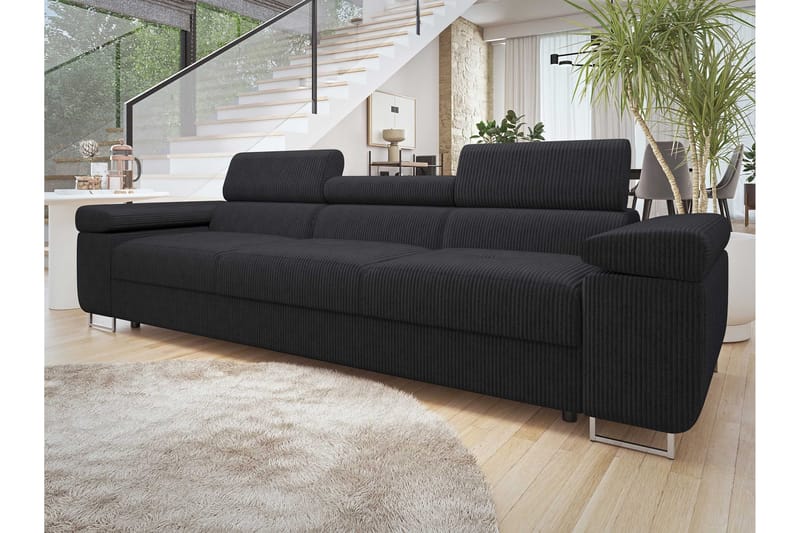 Gabina Sofa 3-personers - Sort - Møbler - Sofaer - 3 personers sofa