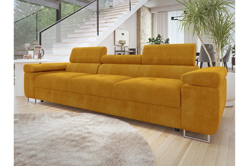 Gabina Sofa 3-personers - Gul - Møbler - Sofaer - 3 personers sofa