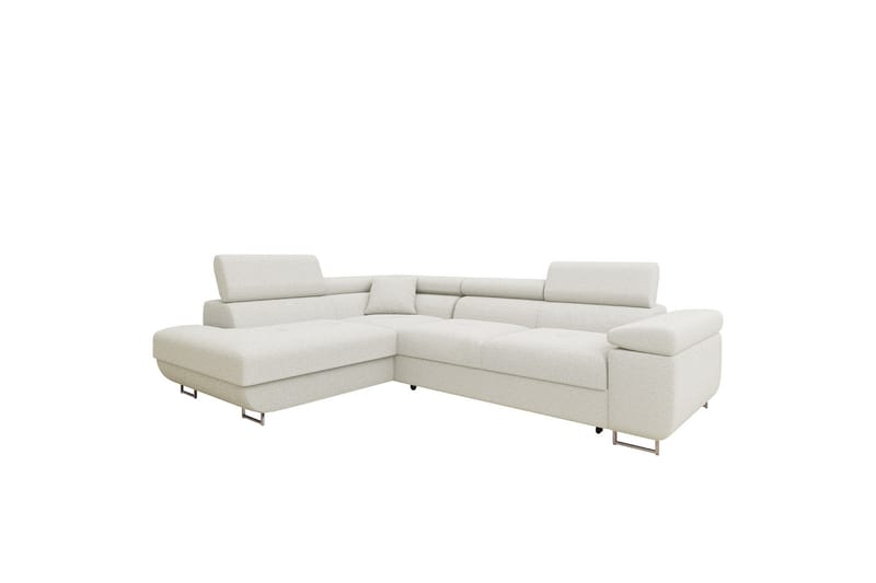 Gabina Sofa med Chaiselong 3-personers - Hvid - Møbler - Sofaer - Sofa med chaiselong