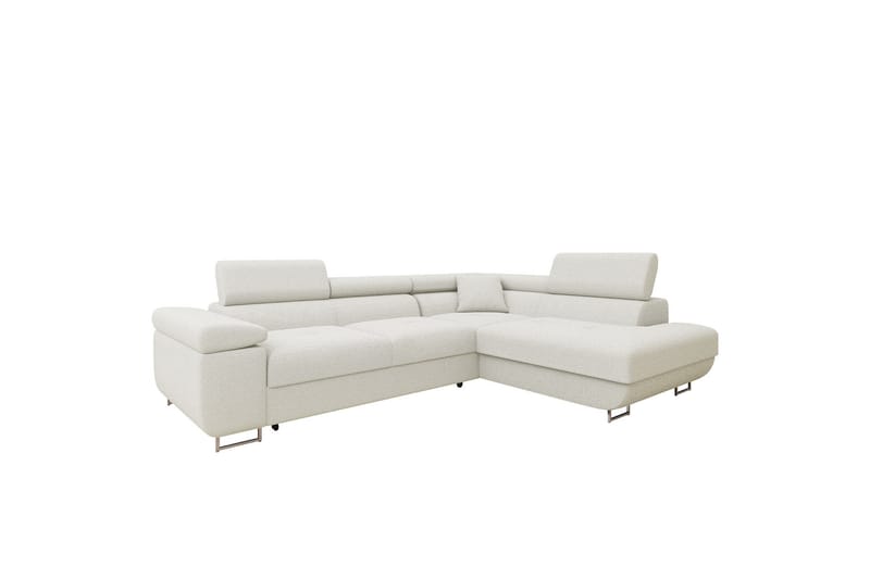 Gabina Sofa med Chaiselong 3-personers - Hvid - Møbler - Sofaer - Sofa med chaiselong