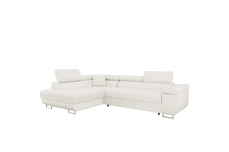 Gabina Sofa med Chaiselong 3-personers - Hvid - Møbler - Sofaer - Sofa med chaiselong