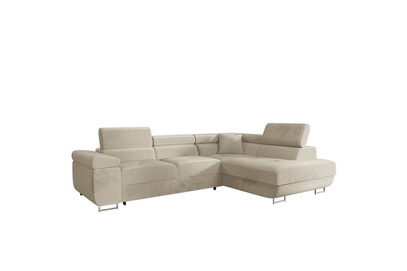 Gabina Sofa med Chaiselong 3-personers - Beige - Møbler - Sofaer - Sofa med chaiselong