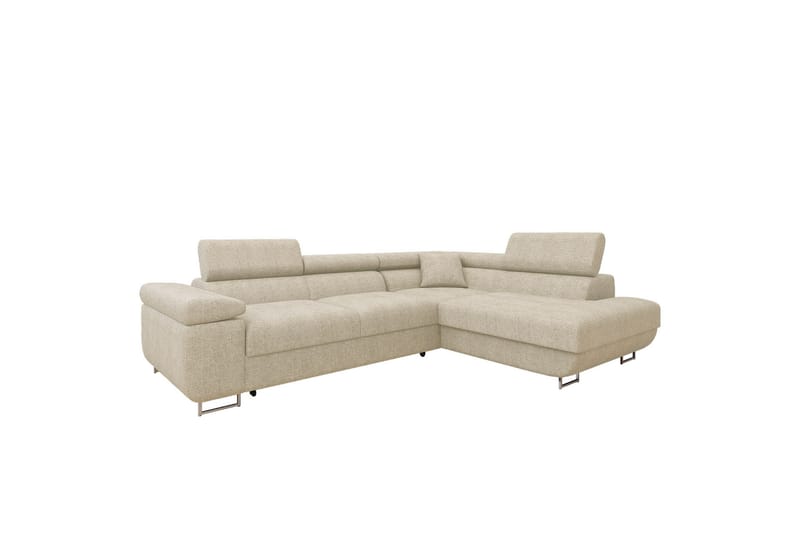 Gabina Sofa med Chaiselong 3-personers - Beige - Møbler - Sofaer - Sofa med chaiselong