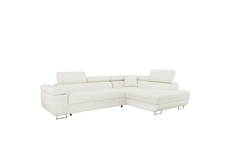 Gabina Sofa med Chaiselong 3-personers - Hvid - Møbler - Sofaer - Sofa med chaiselong