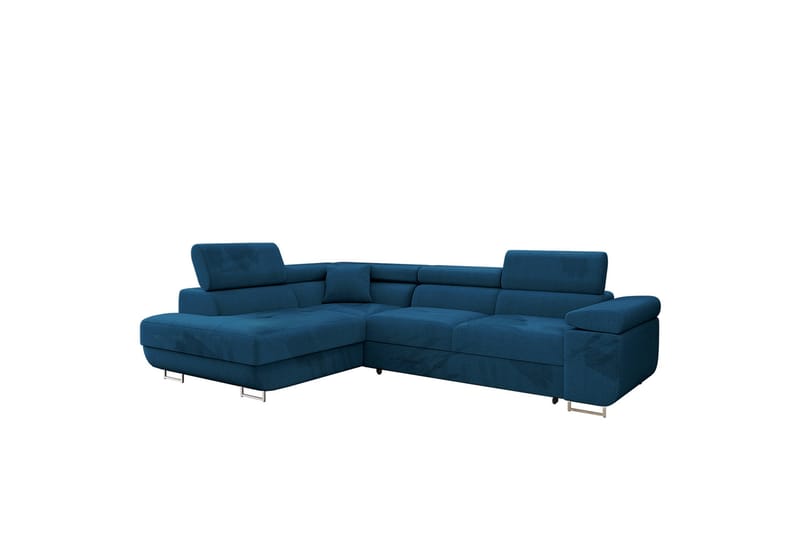 Gabina Sofa med Chaiselong 3-personers - Blå - Møbler - Sofaer - Sofa med chaiselong