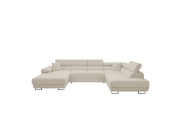 Gabina Sofa med Chaiselong og Divan 4-personers