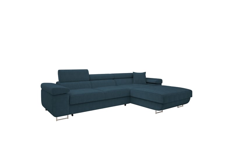 Gabina Sofa med Divan 3-personers - Blå - Møbler - Sofaer - Sofa med chaiselong