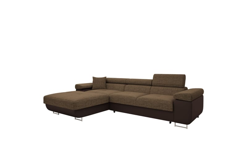 Gabina Sofa med Divan 3-personers - Brun - Møbler - Sofaer - Sofa med chaiselong