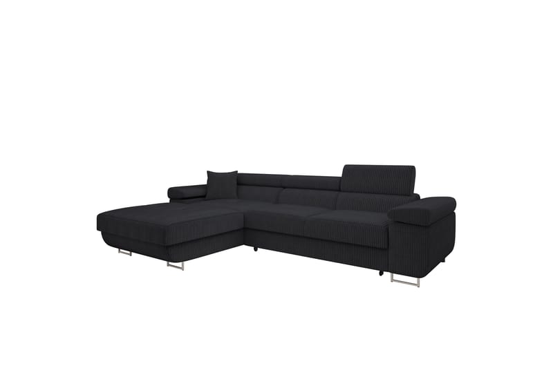 Gabina Sofa med Divan 3-personers - Mørk grå - Møbler - Sofaer - Sofa med chaiselong