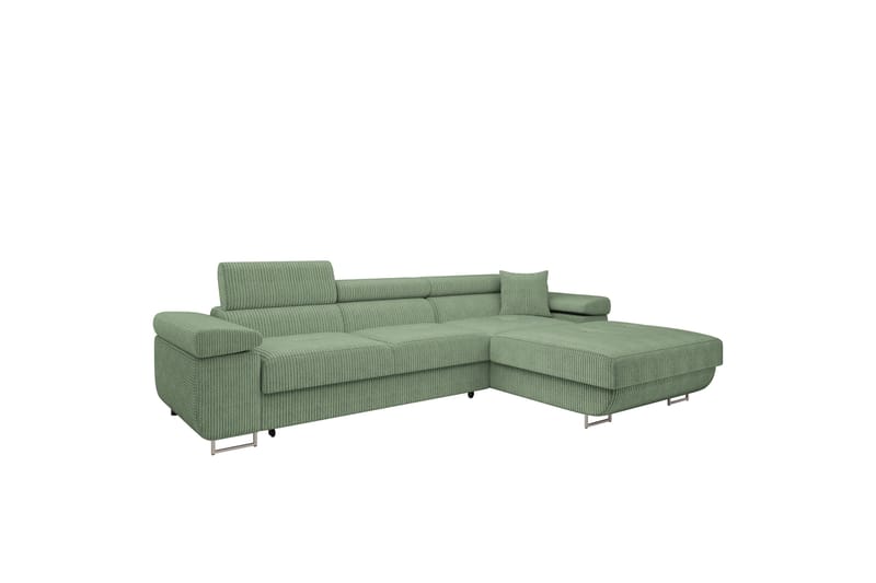 Gabina Sofa med Divan 3-personers - Grøn - Møbler - Sofaer - Sofa med chaiselong