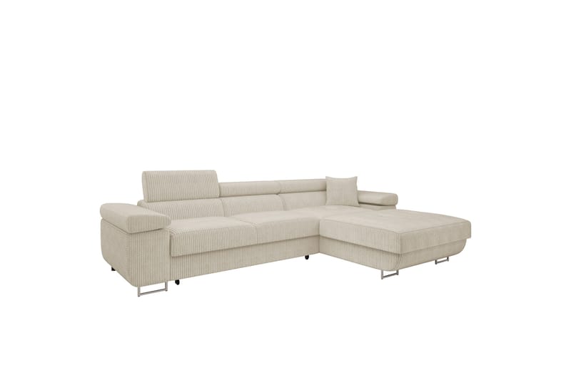 Gabina Sofa med Divan 3-personers - Beige - Møbler - Sofaer - Sofa med chaiselong