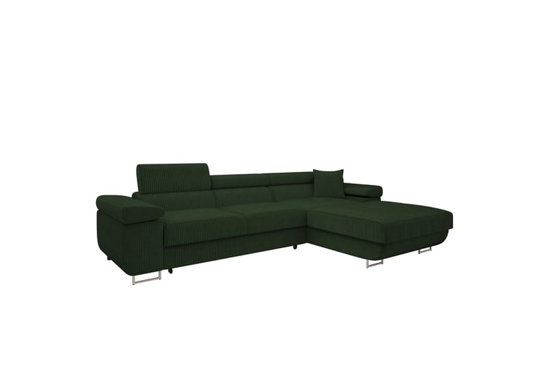 Gabina Sofa med Divan 3-personers - Grøn - Møbler - Sofaer - Sofa med chaiselong