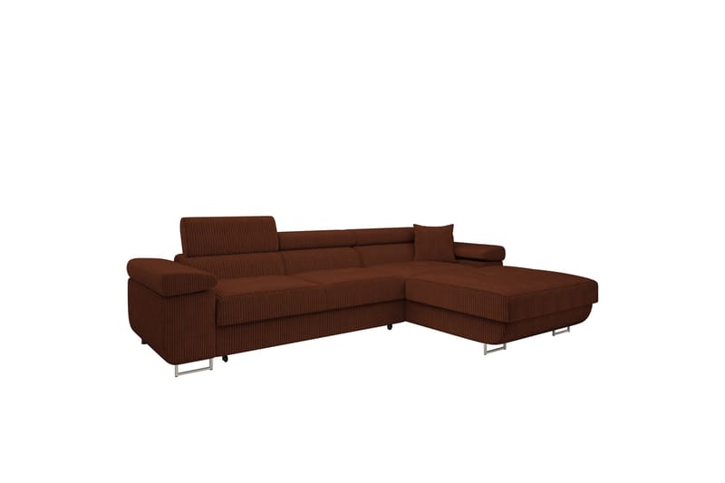 Gabina Sofa med Divan 3-personers - Brun - Møbler - Sofaer - Sofa med chaiselong