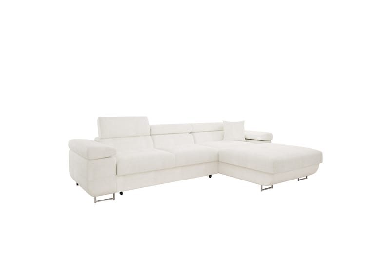 Gabina Sofa med Divan 3-personers - Hvid - Møbler - Sofaer - Sofa med chaiselong