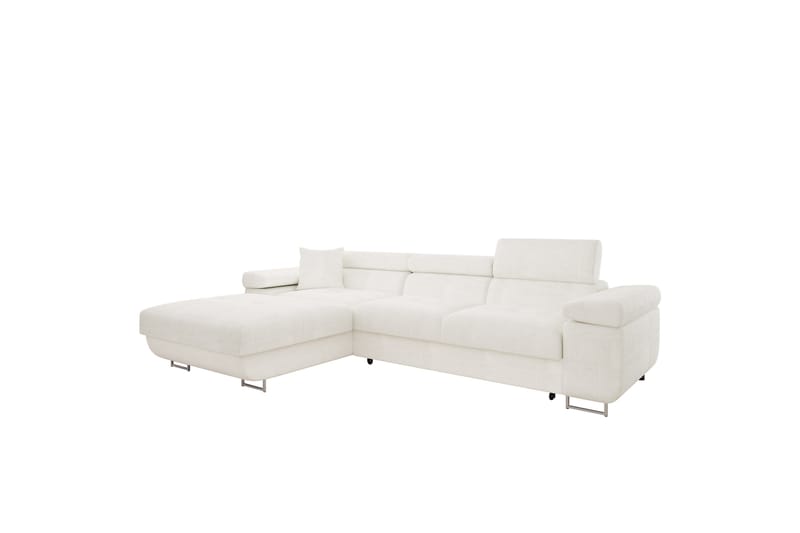 Gabina Sofa med Divan 3-personers - Hvid - Møbler - Sofaer - Sofa med chaiselong